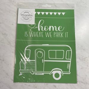 Magnolia Design Co Park It Silkscreen Transfer NEW